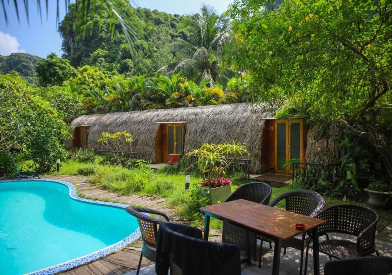 Catba Backpackers Hostel & Pool Bar Chan Chau Dış mekan fotoğraf